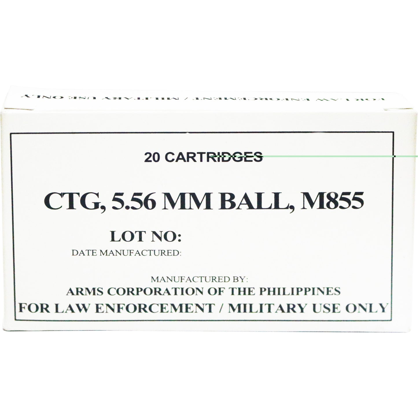 Armscor 556nato 62gr M855 20/1000