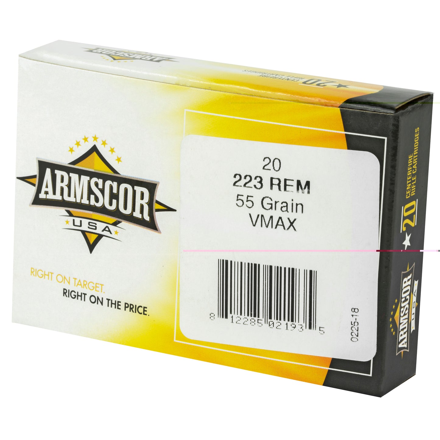 Armscor 223rem 55gr Vmax 20/1000