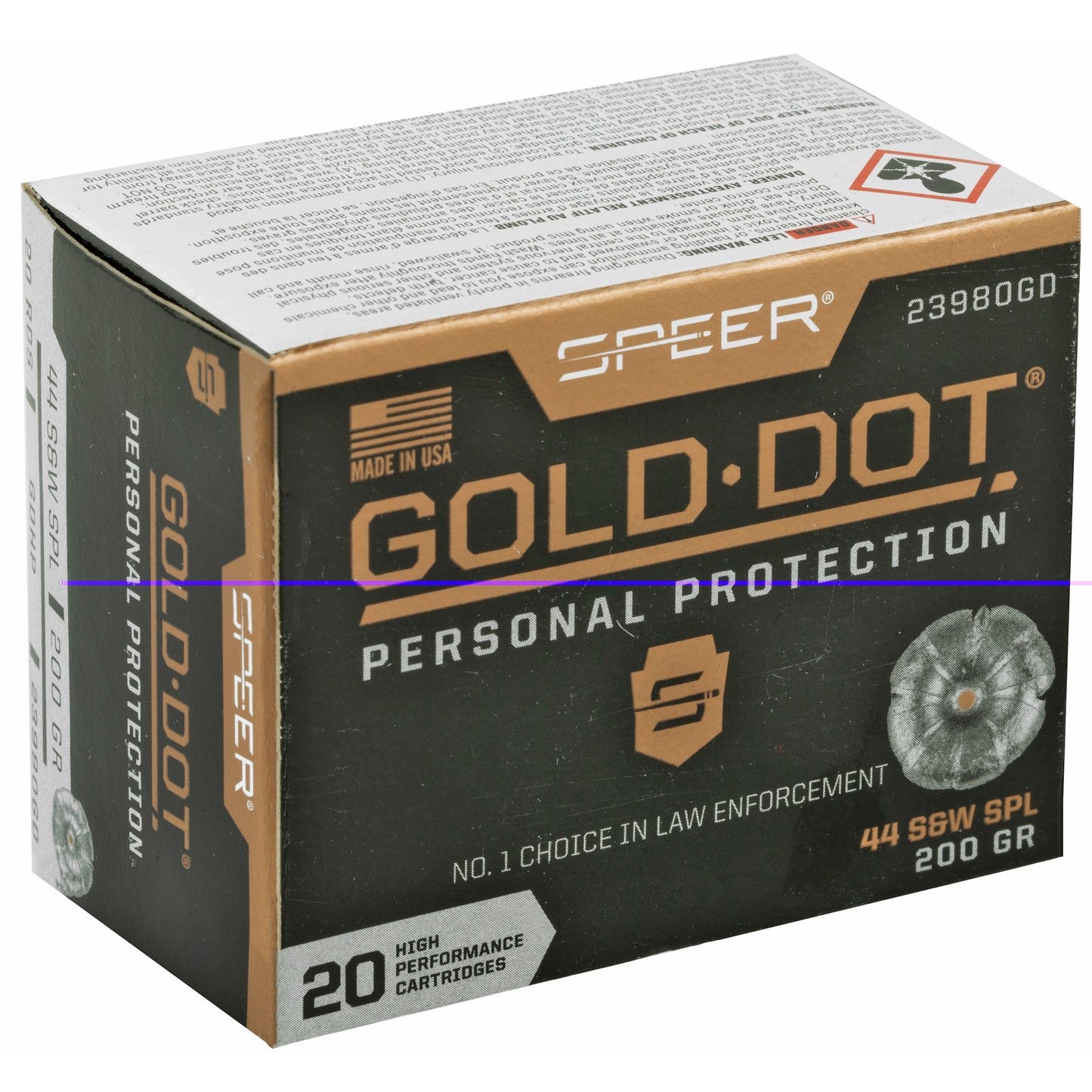 Spr Gold Dot 44spl 200gr Hp 20/200