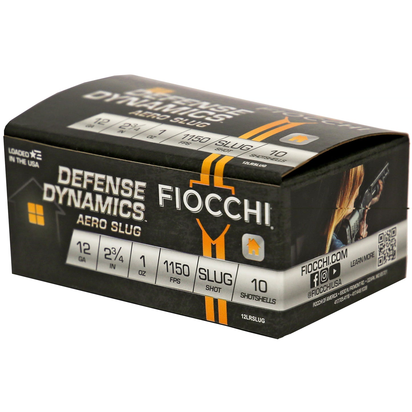 Fiocchi 12ga Aero Slug Lw Rec 10/250