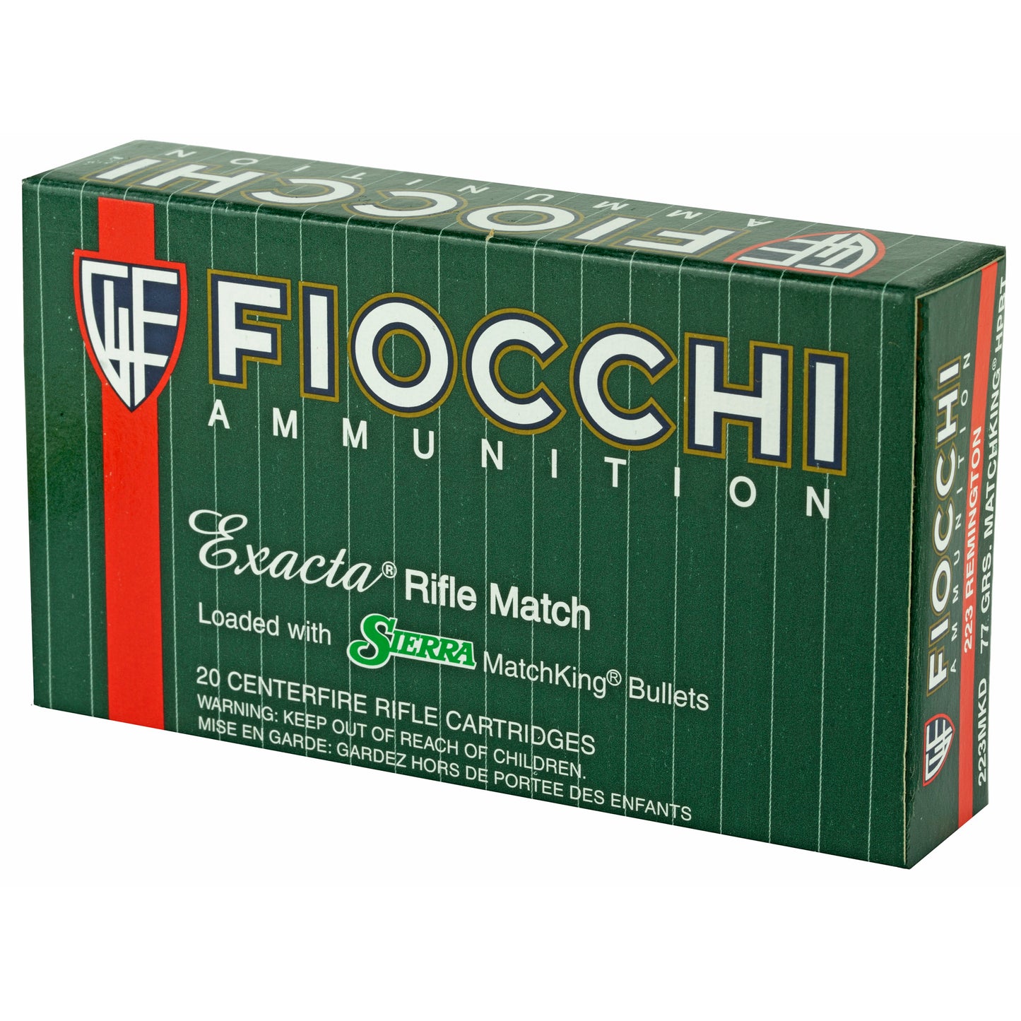 Fiocchi 223rem 77gr Hpbt Mk 20/200