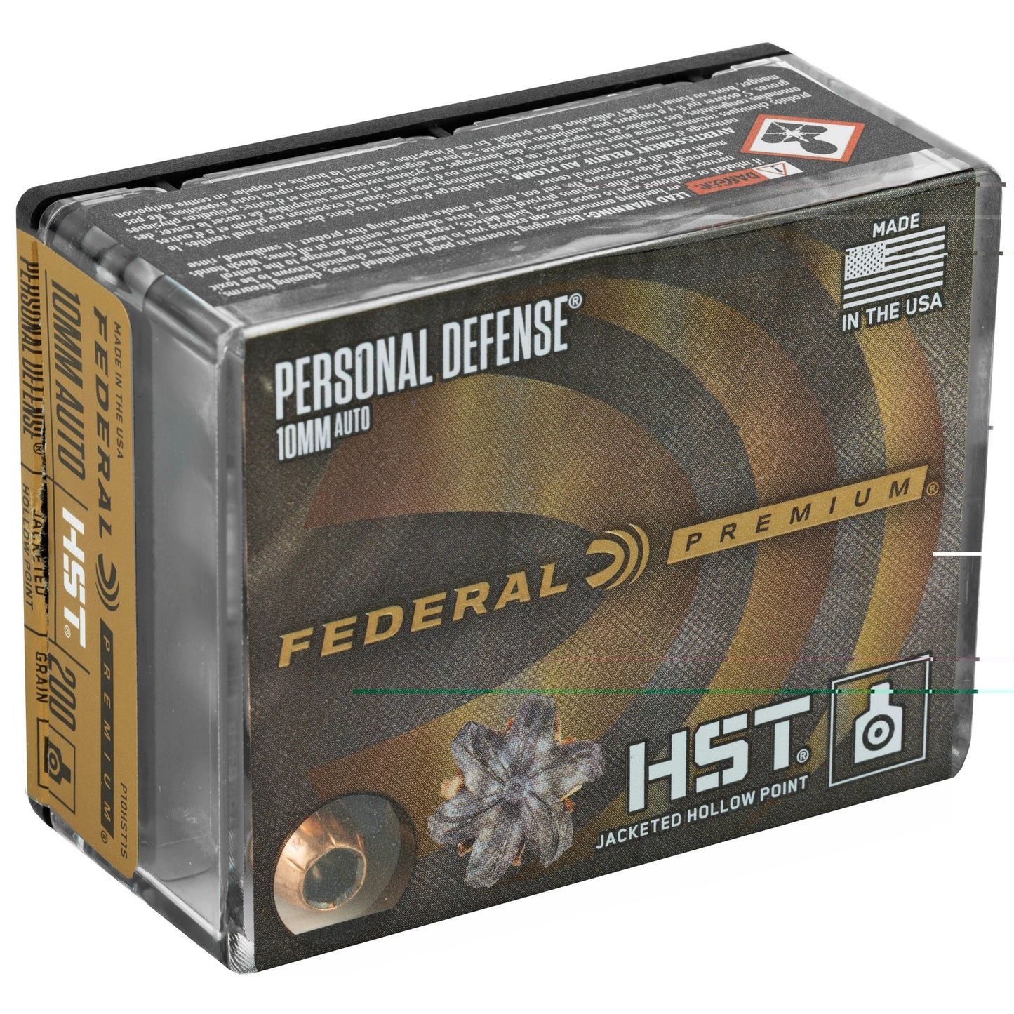 Fed Pd Hst 10mm 200gr Jhp 20/200