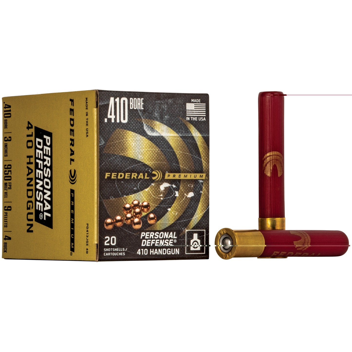 Fed Prm Pd 410ga 3" 4 Buck 20/200
