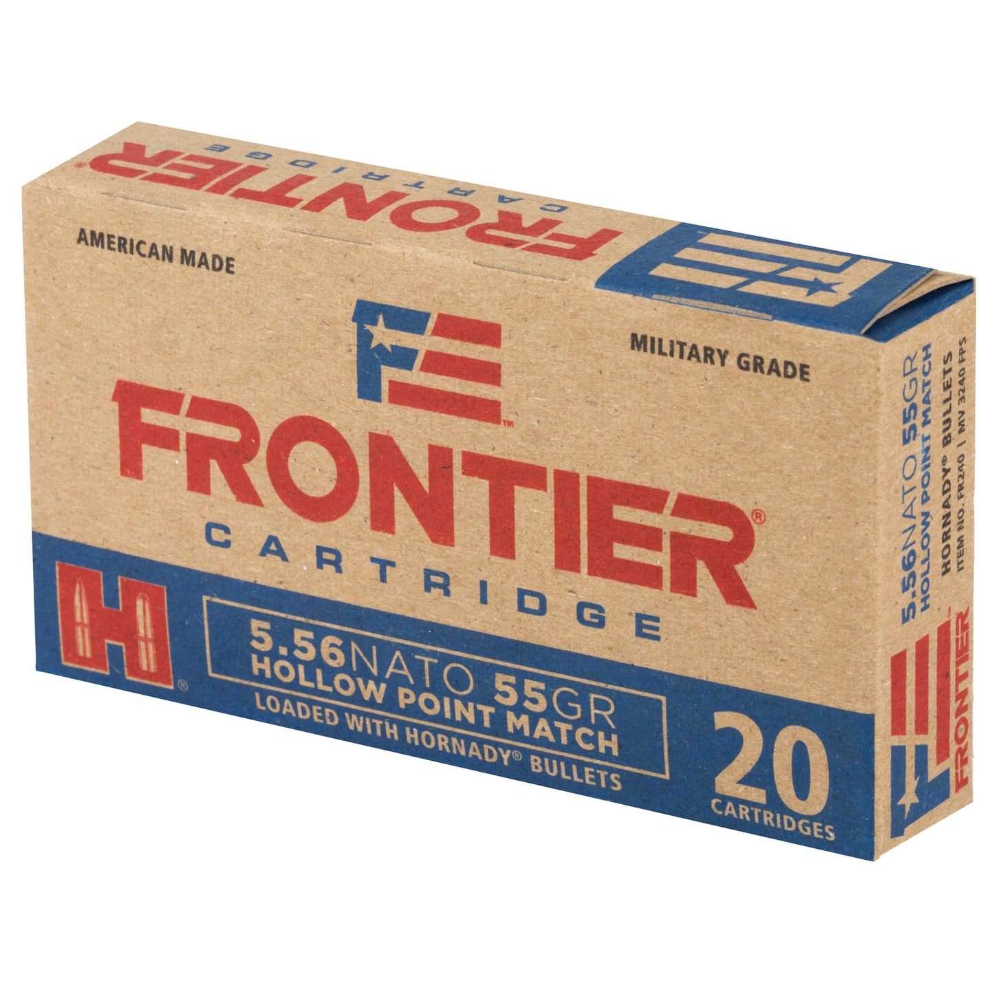 Frontier 556nato 55gr Hp Mtch 20/500