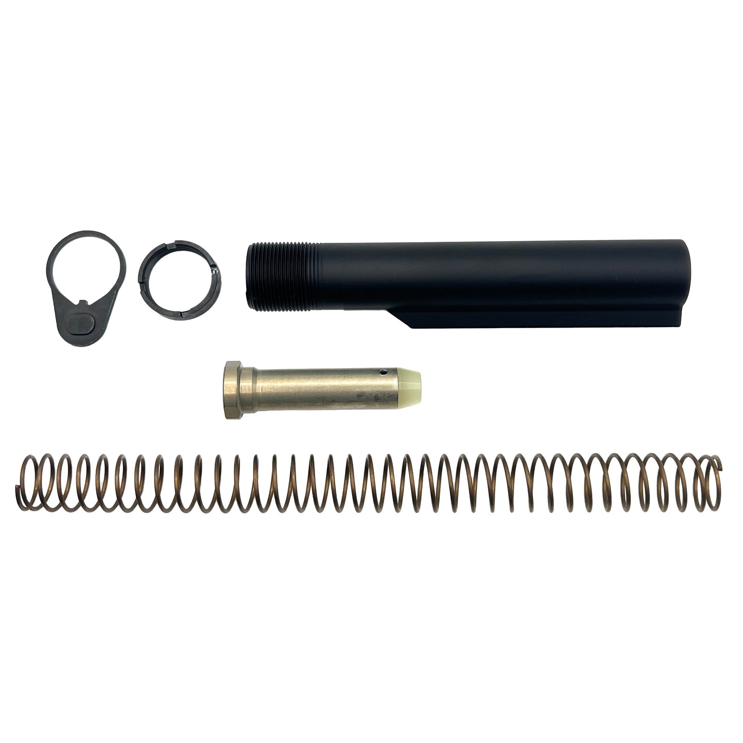 Lbe Ar Buffer Tube Kit H1 Buffer Blk