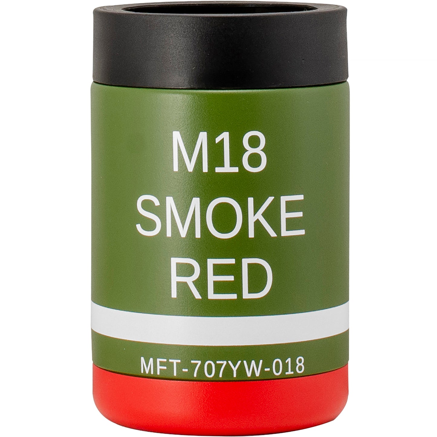 Mft M18 Red Smoke Can Cooler 12oz