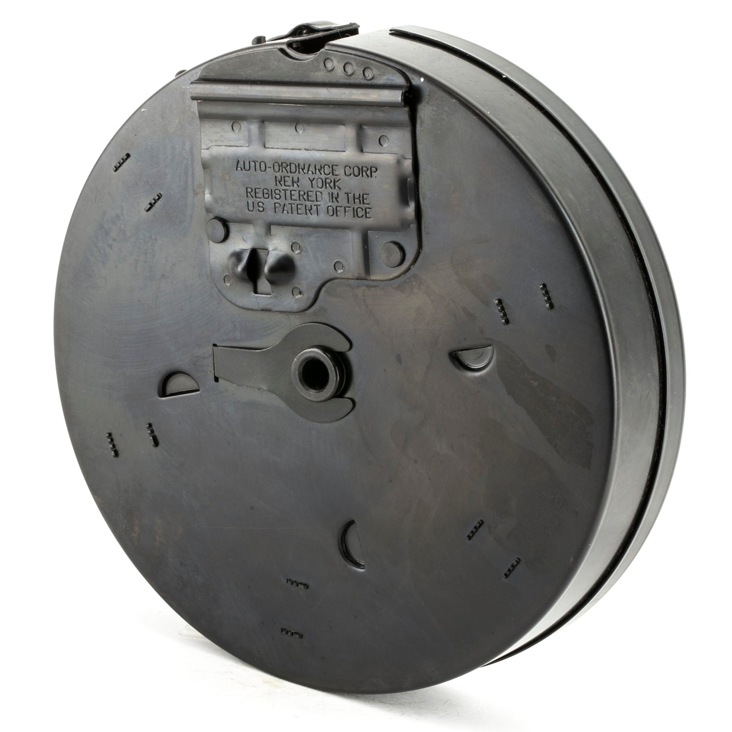 Mag Auto Ord 50rd Drum 45acp Bl