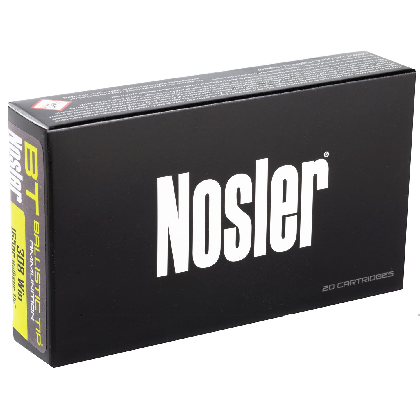 Nosler 308win 165gr Bt Hunt 20/200
