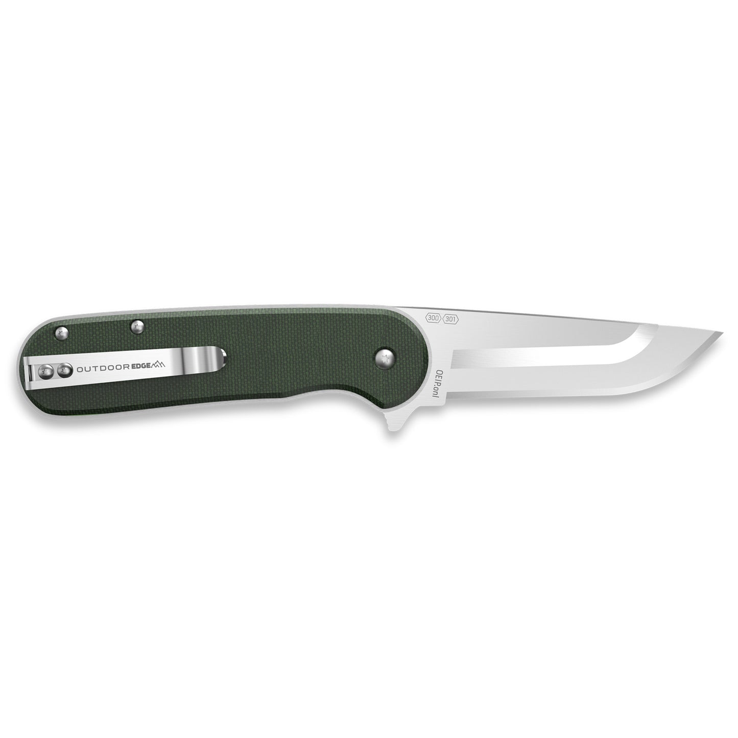 Od Edge Razor Vx3 Micarta Green Ss