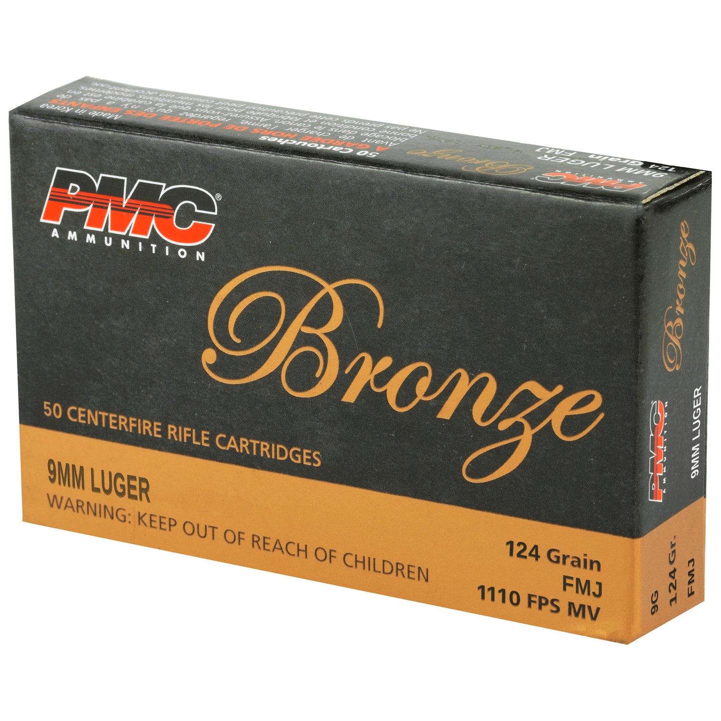Pmc Brnz 9mm 124gr Fmj 50/1000