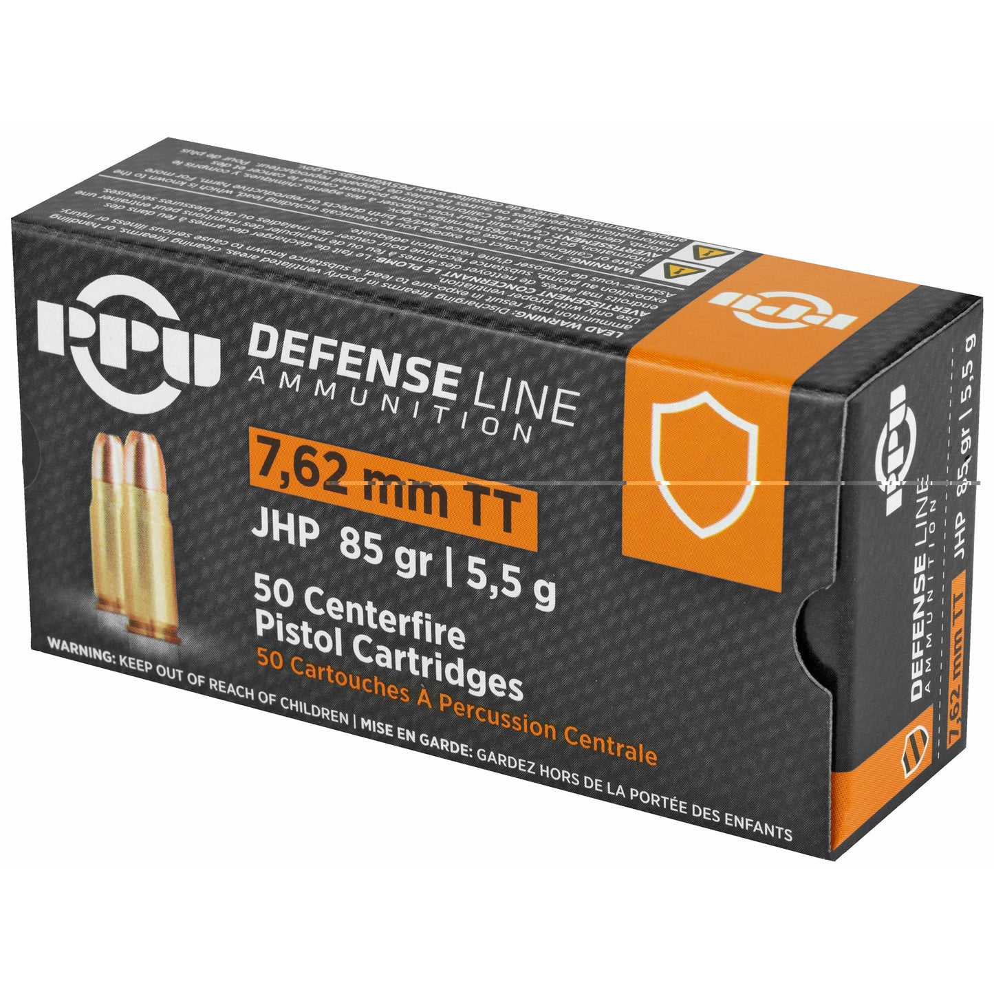 Ppu 7.62 Tokarev Jhp 85gr 50/500