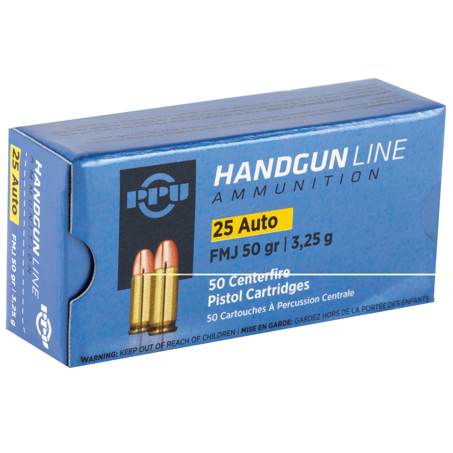 Ppu 25acp Fmj 50gr 50/1000