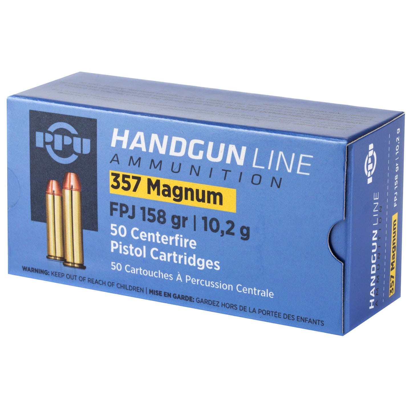 Ppu 357mag Fpj 158gr 50/500