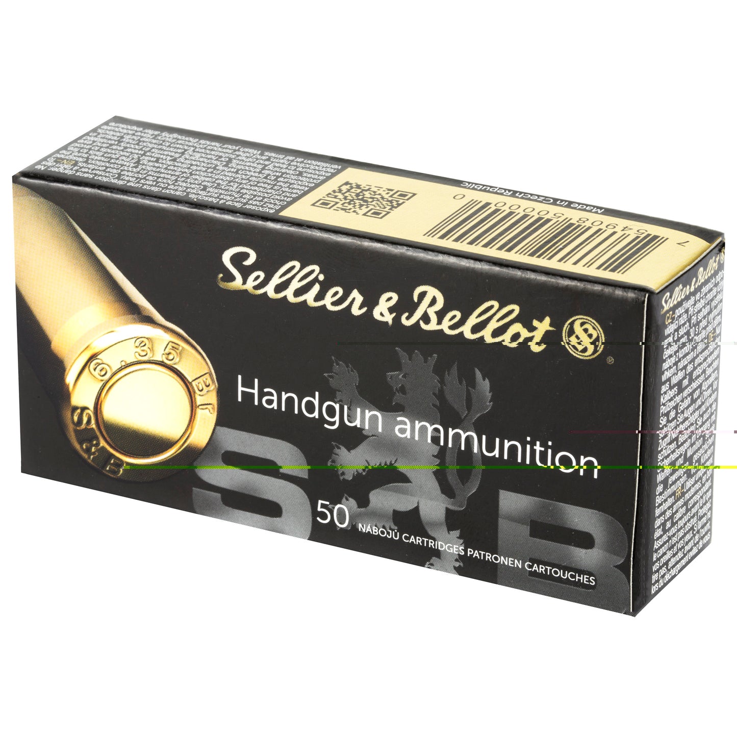 S&b 25acp 50gr Fmj 50/2000