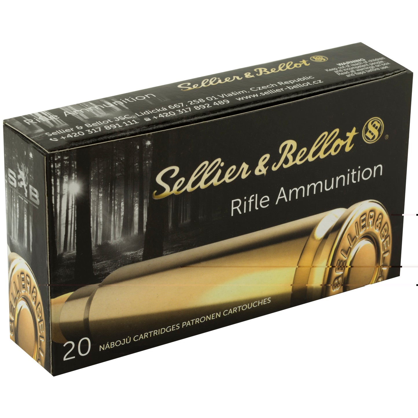 S&b 308win 180gr Sp 20/500