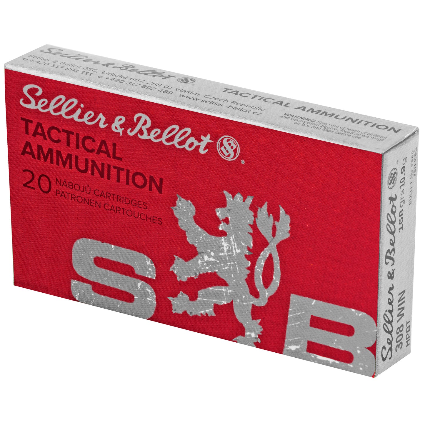 S&b 308 Win 168 Gr Hpbt 20/500