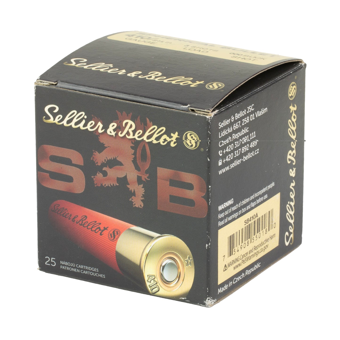 S&b 410ga 2.5" 000 3balls 25/500