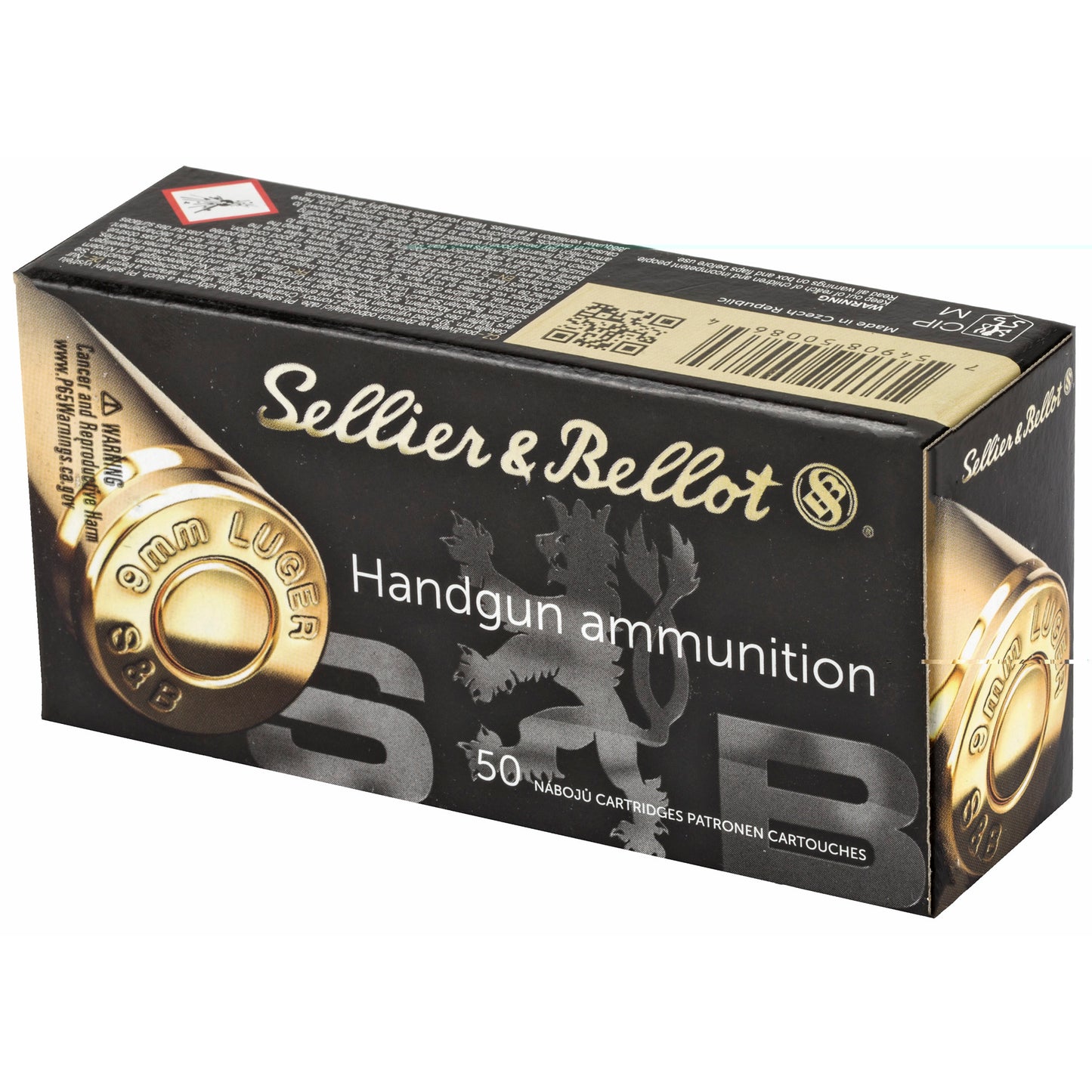 S&b 9mm 124gr Jhp 50/1000