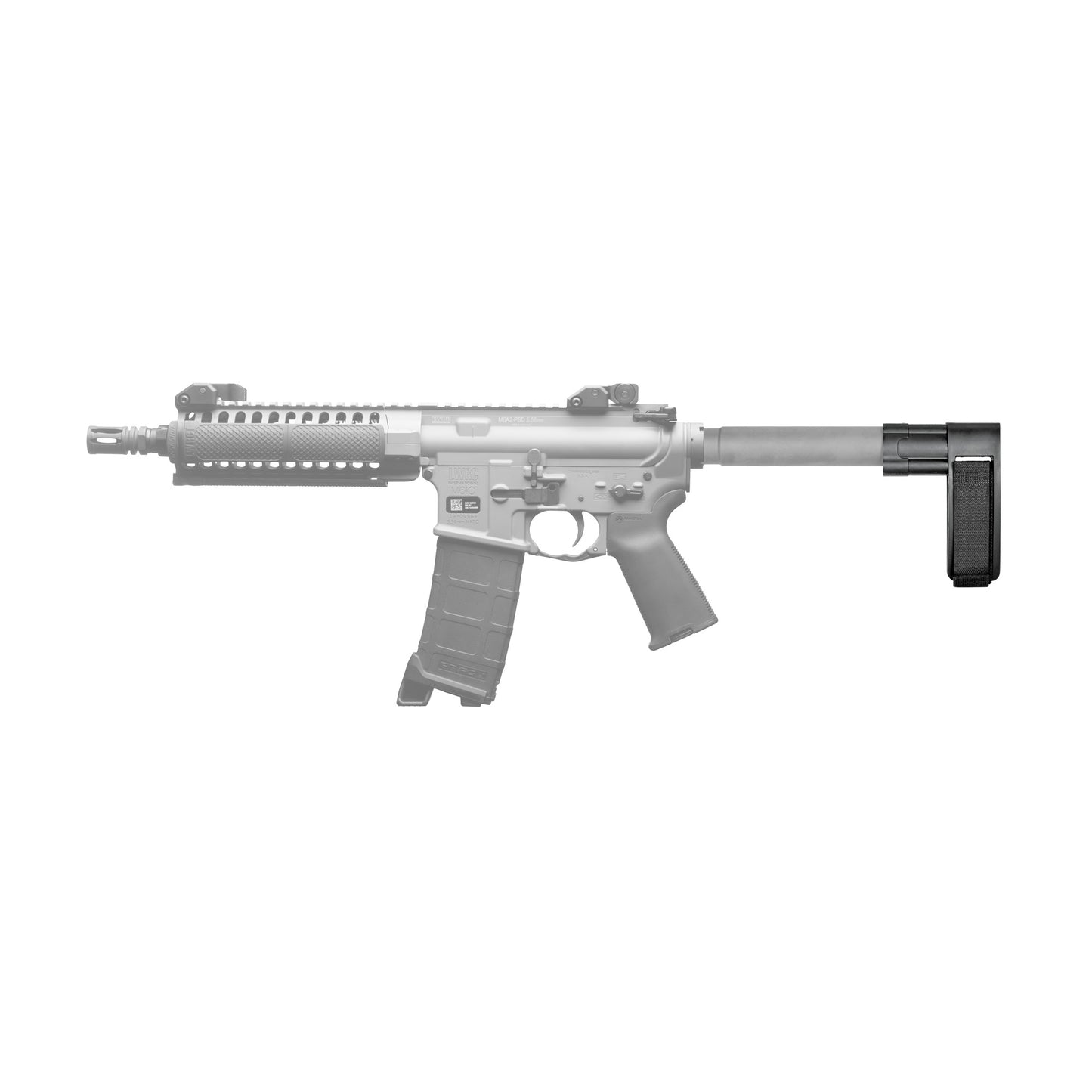 Sb Tact Ar Mini Pistol Brace Blk
