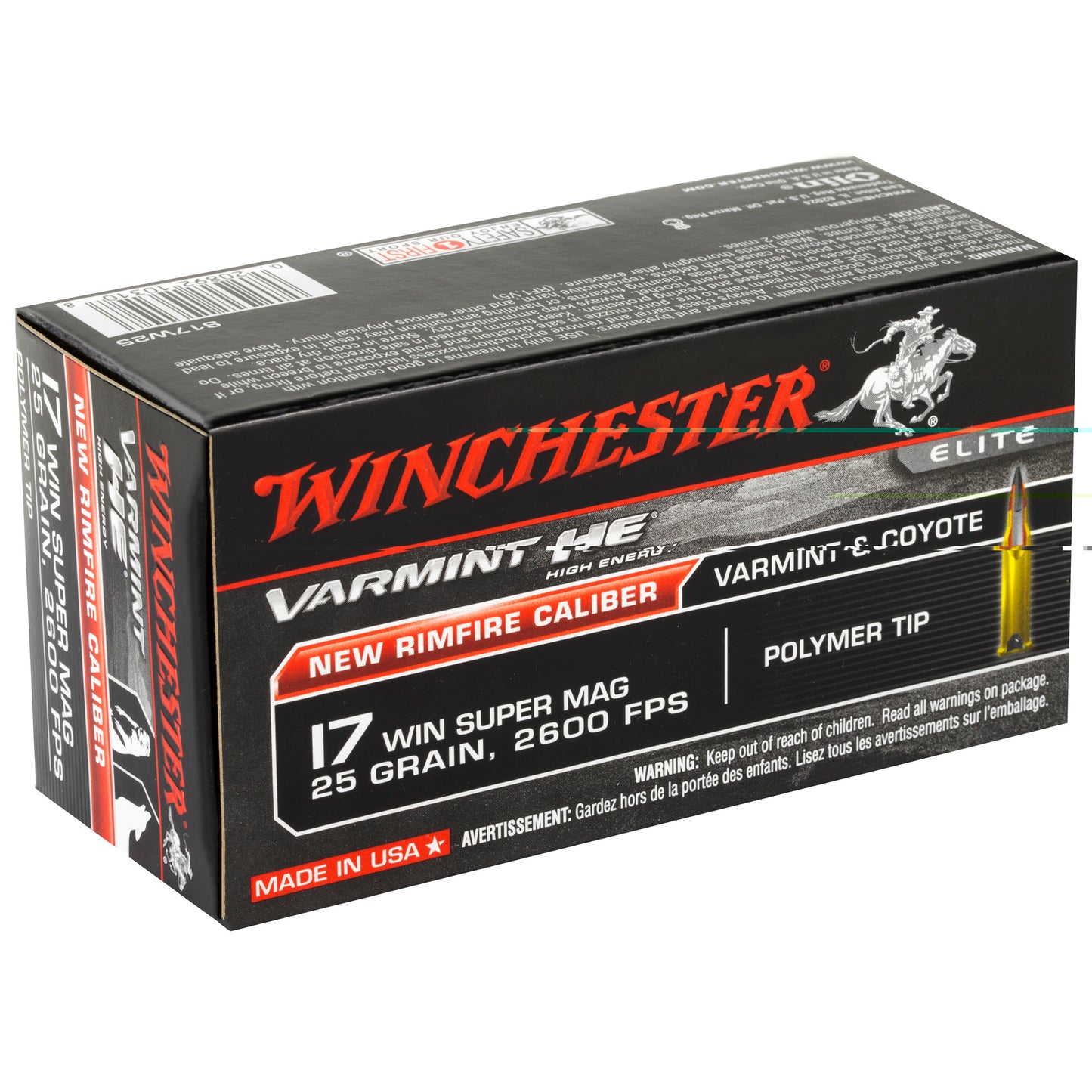 Win Varmint He 17wsm 25gr Pt 50/500