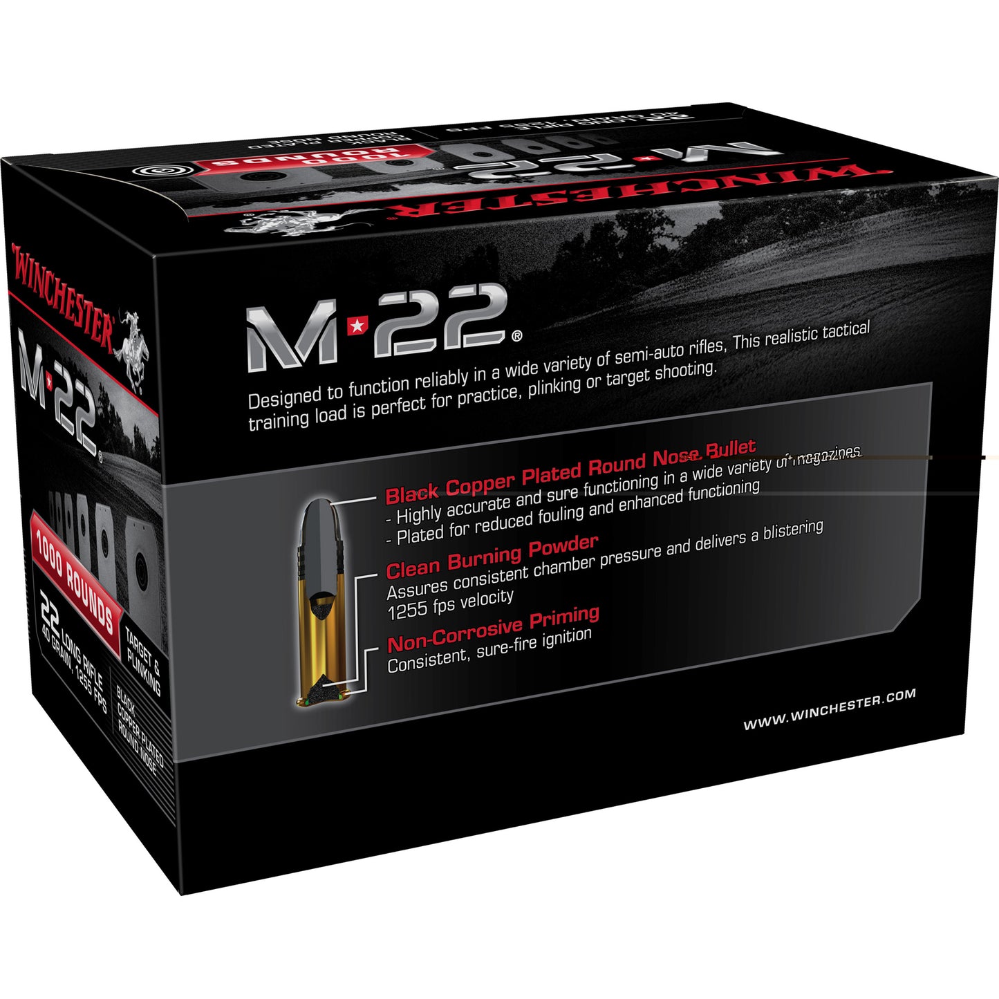 Win M-22 22lr 40gr Cprn 1000/2000