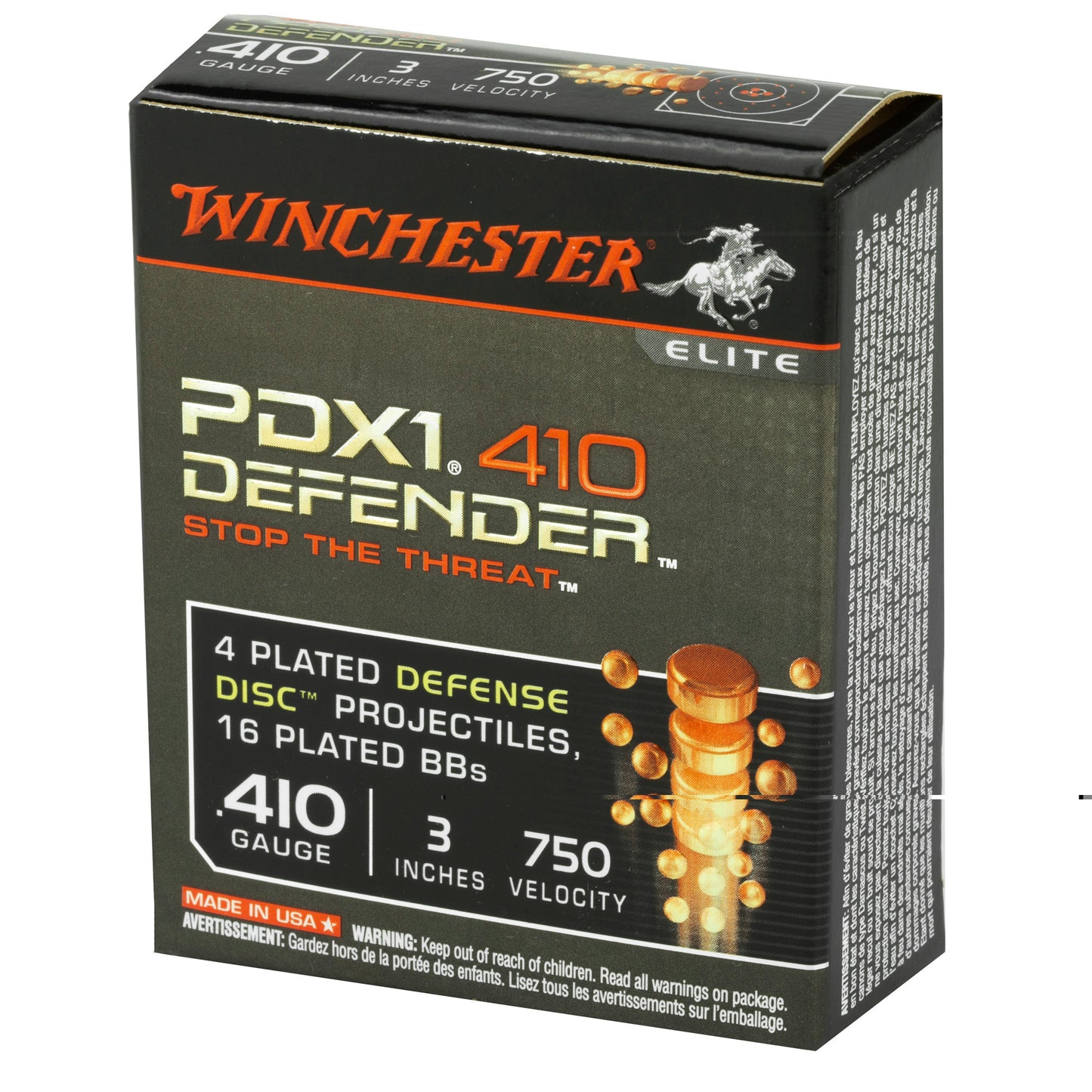 Win Pdx1 410ga 3" 3x12 Pellet 10/100