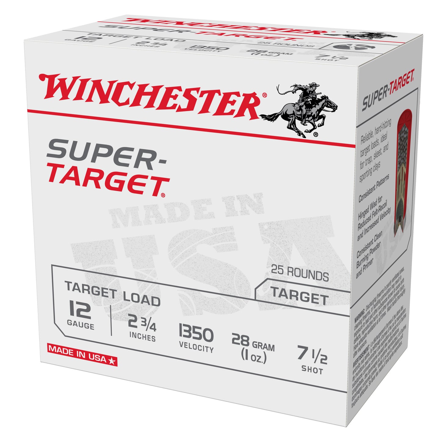 Win Sprtrgt 12ga 2.75" #7.5 25/250