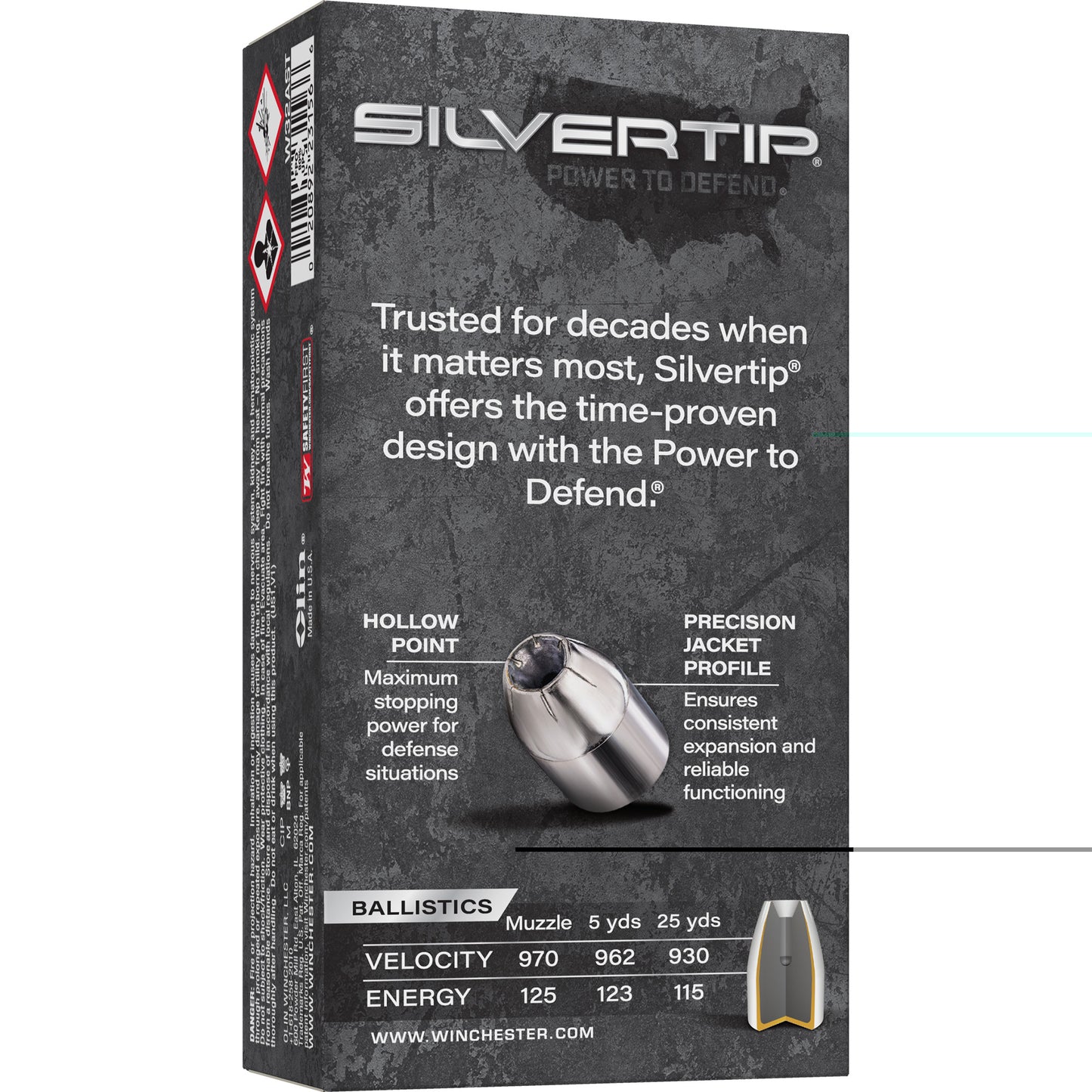 Win Silvertip 32auto 60gr Jhp 50/500