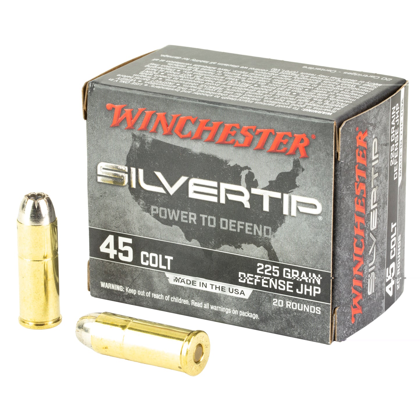 Win Sivertip 45colt 225gr Jhp 20/200