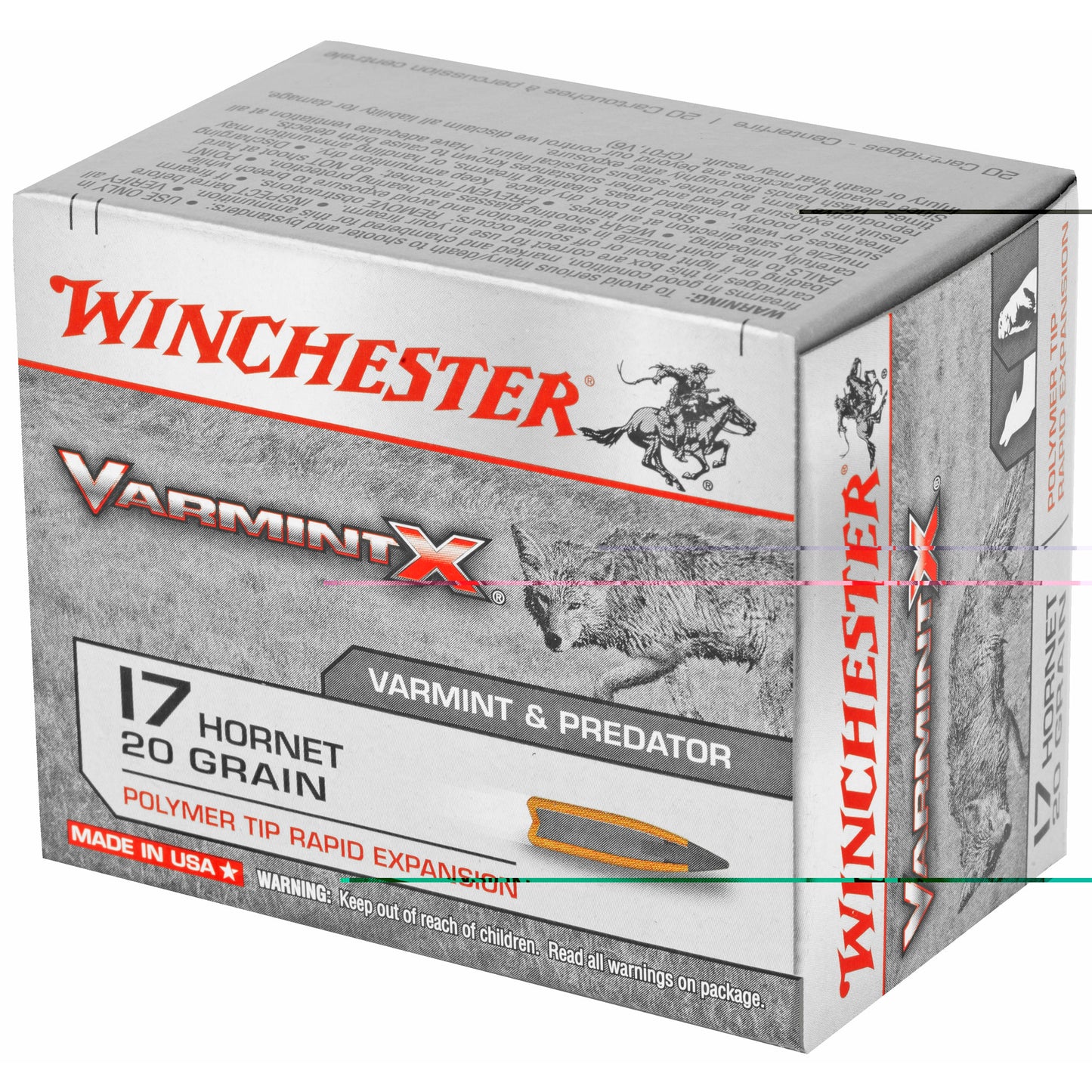 Win 17 Hornet 20gr Varmint Xp 20/200