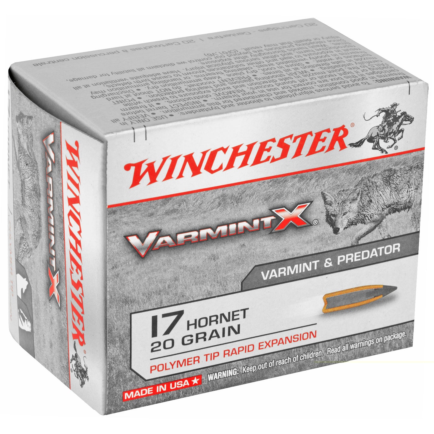 Win 17 Hornet 20gr Varmint Xp 20/200