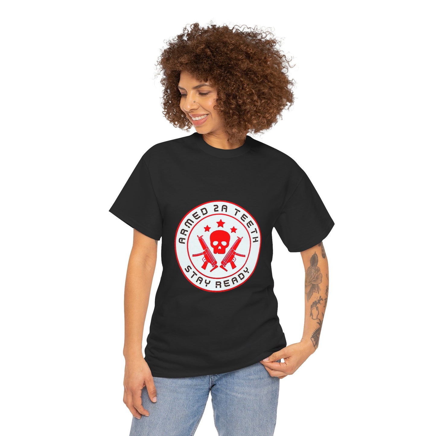 Armed 2A Teeth Unisex Heavy Cotton Tee