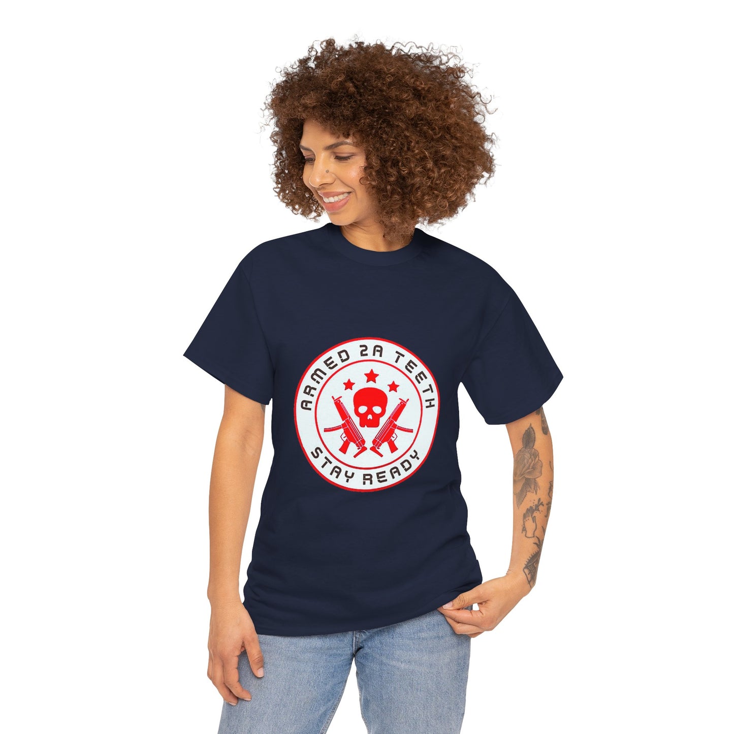 Armed 2A Teeth Unisex Heavy Cotton Tee