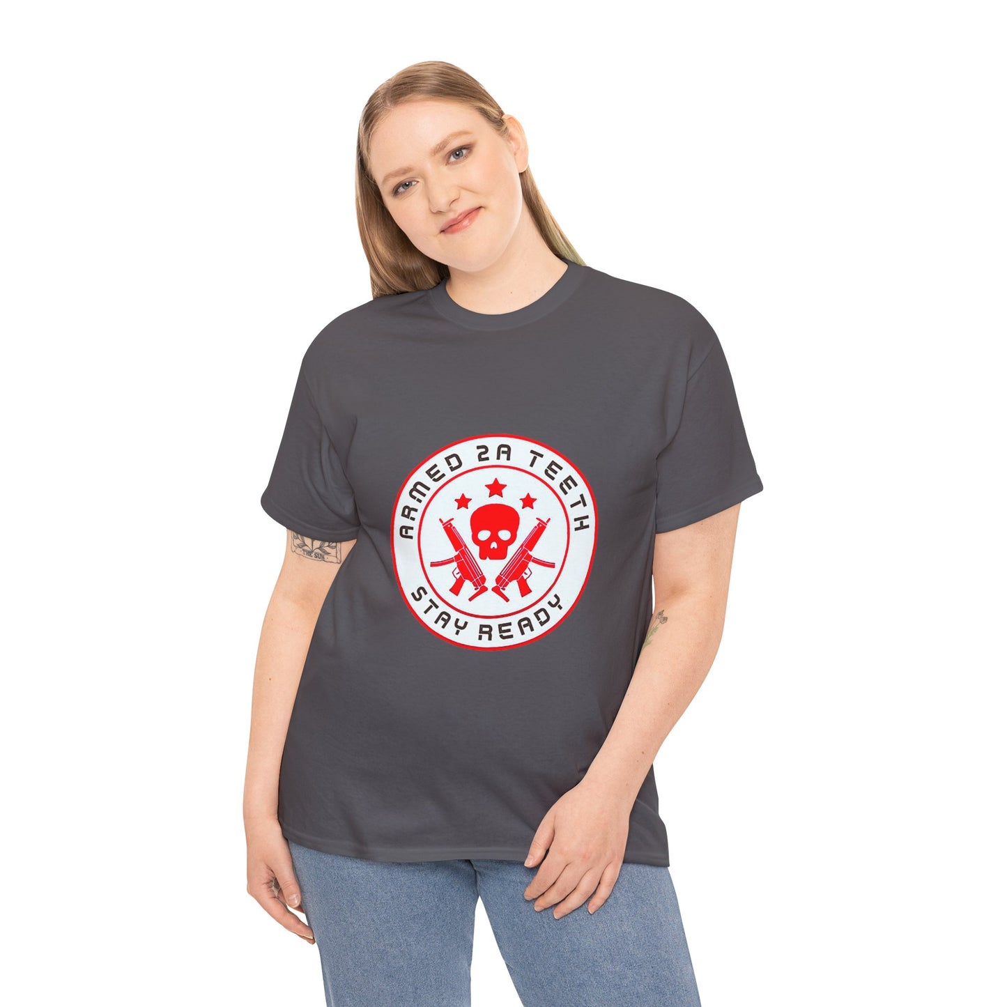 Armed 2A Teeth Unisex Heavy Cotton Tee