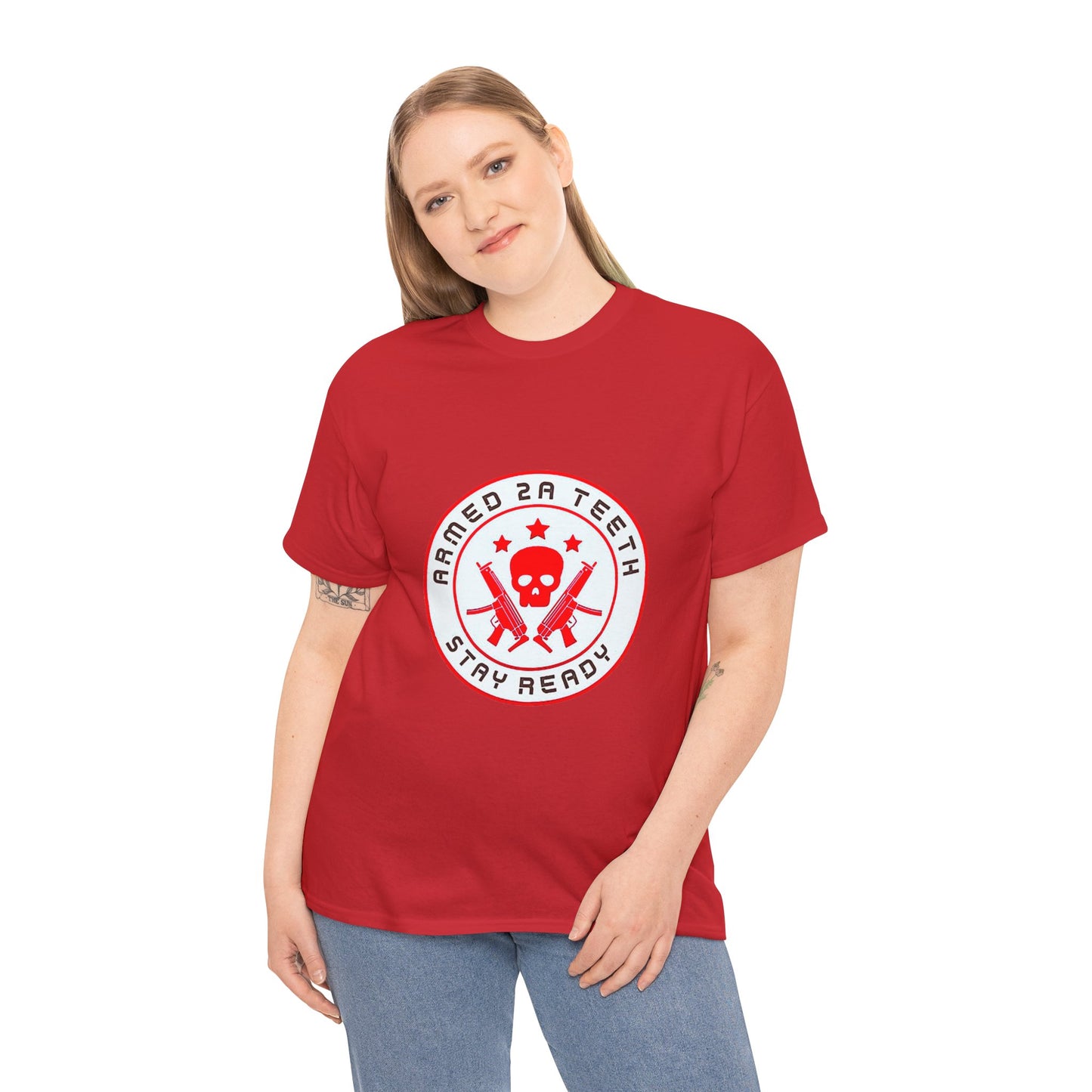 Armed 2A Teeth Unisex Heavy Cotton Tee