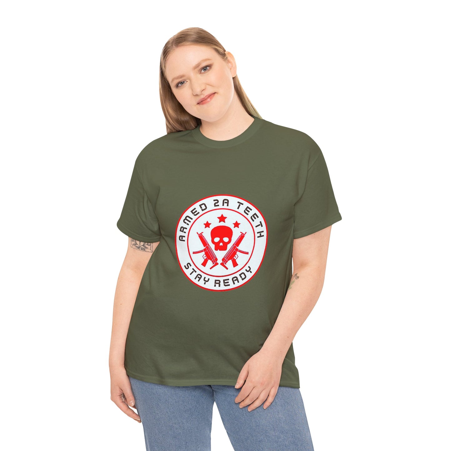 Armed 2A Teeth Unisex Heavy Cotton Tee