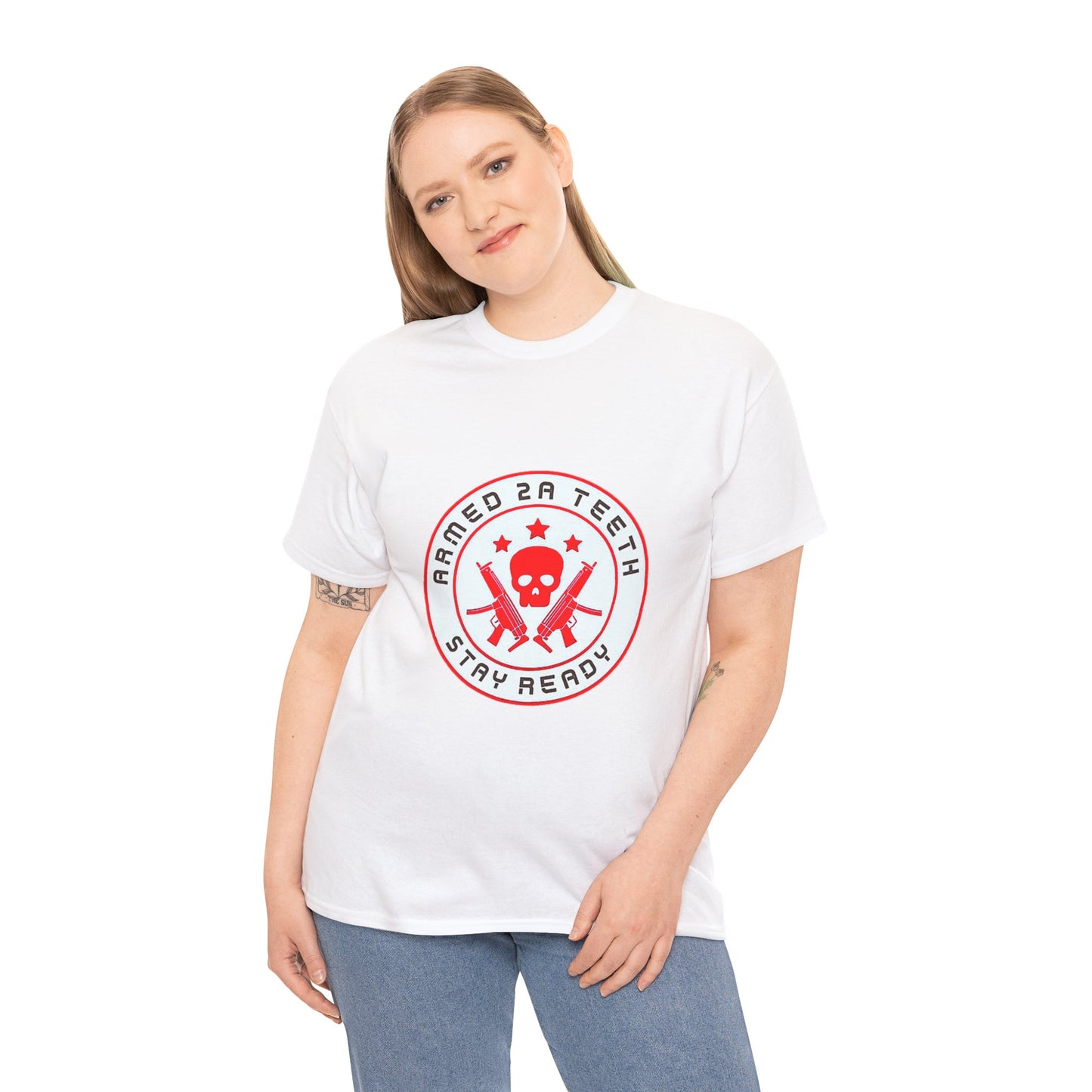 Armed 2A Teeth Unisex Heavy Cotton Tee