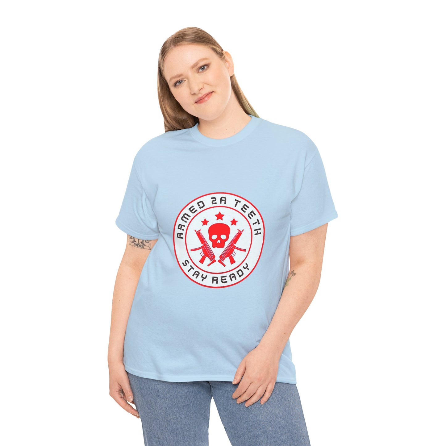 Armed 2A Teeth Unisex Heavy Cotton Tee