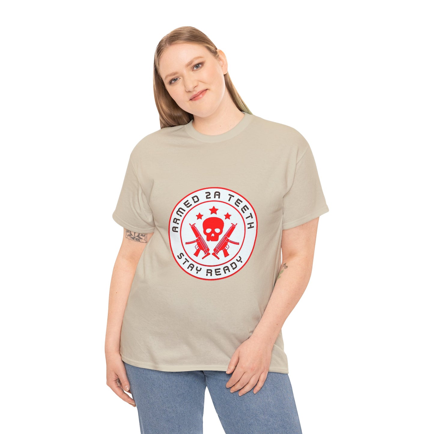 Armed 2A Teeth Unisex Heavy Cotton Tee