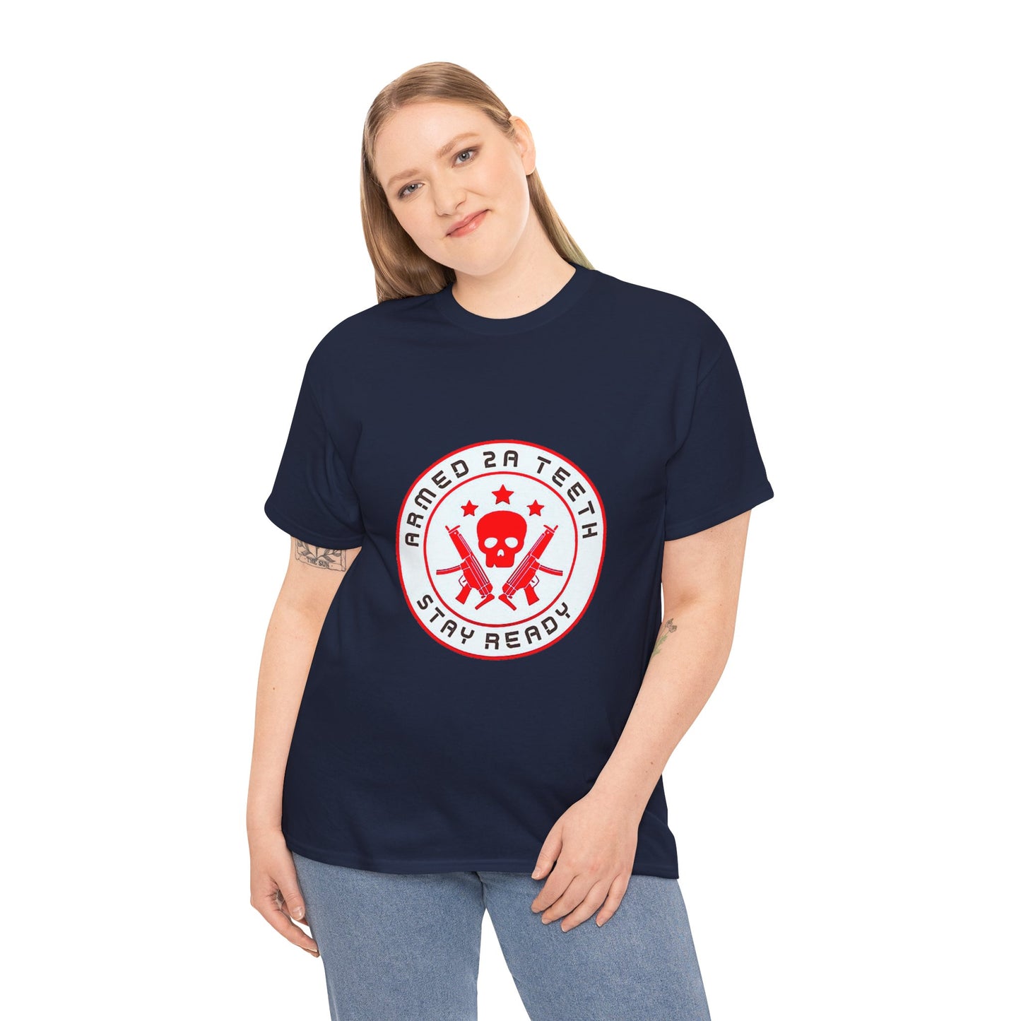Armed 2A Teeth Unisex Heavy Cotton Tee