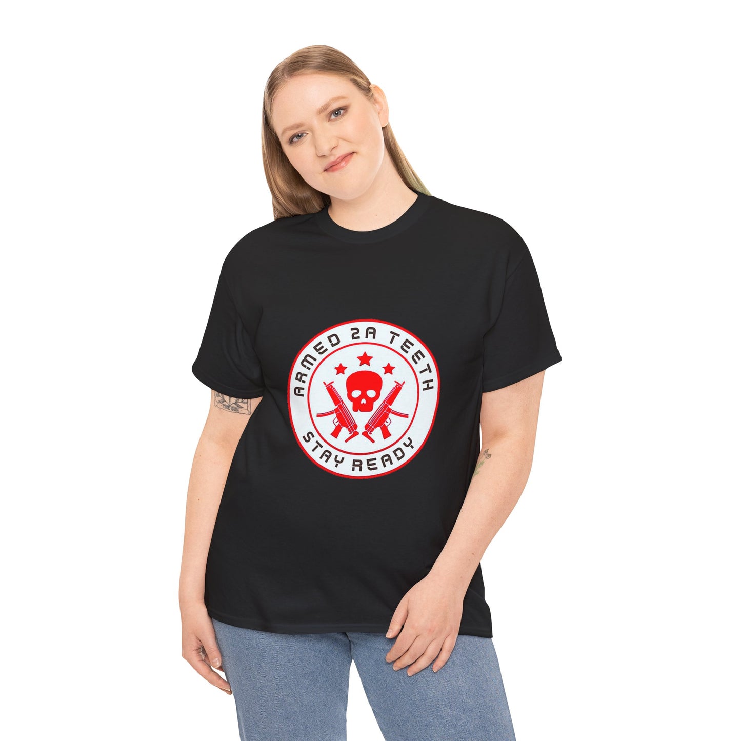 Armed 2A Teeth Unisex Heavy Cotton Tee