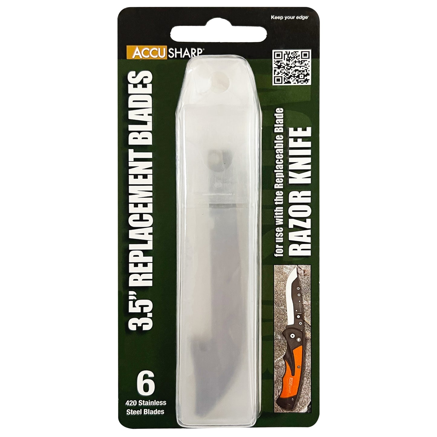 Accusharp 3.5" Replacement Blades Or