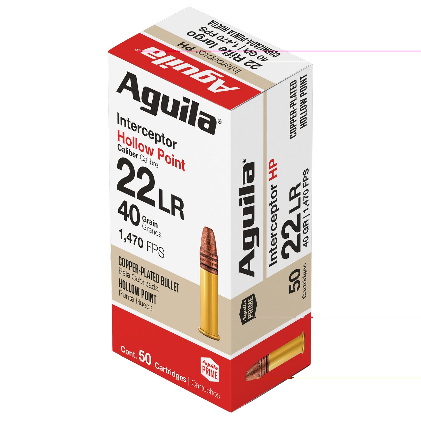 Aguila 22lr Intercpt 40gr Hp 50/1000