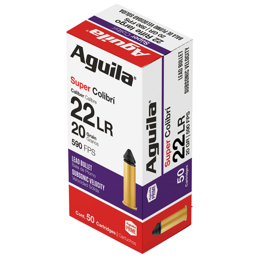 Aguila 22lr Sup Colibri 20gr 50/1000