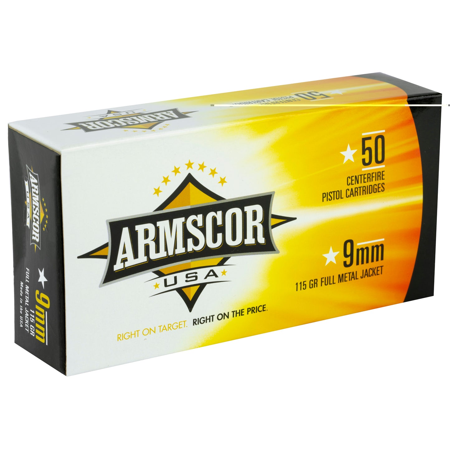 Armscor 9mm 115gr Fmj 50/1000