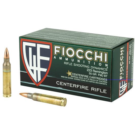 Fiocchi 223rem 55gr Fmjbt 50/1000
