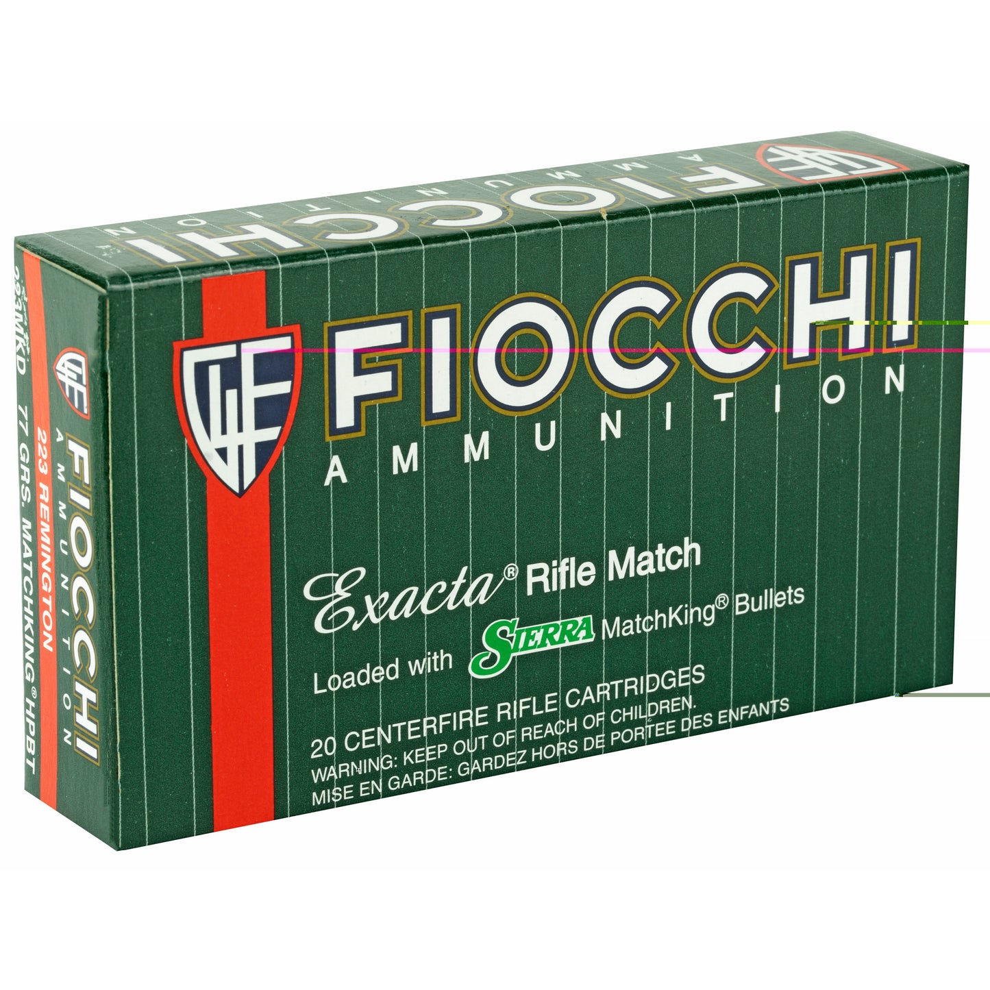Fiocchi 223rem 77gr Hpbt Mk 20/200