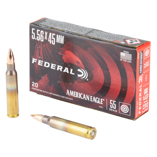 Fed Am Eagle 556nato 55gr Fmj 20/500