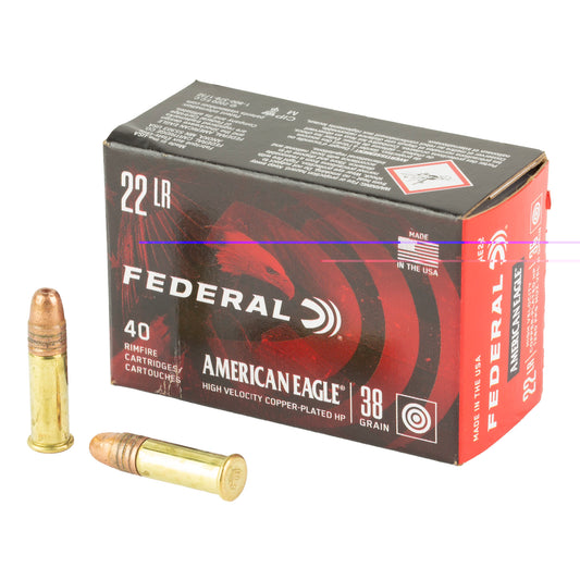 Fed Am Eagle 22lr Hv Hp 40/4000