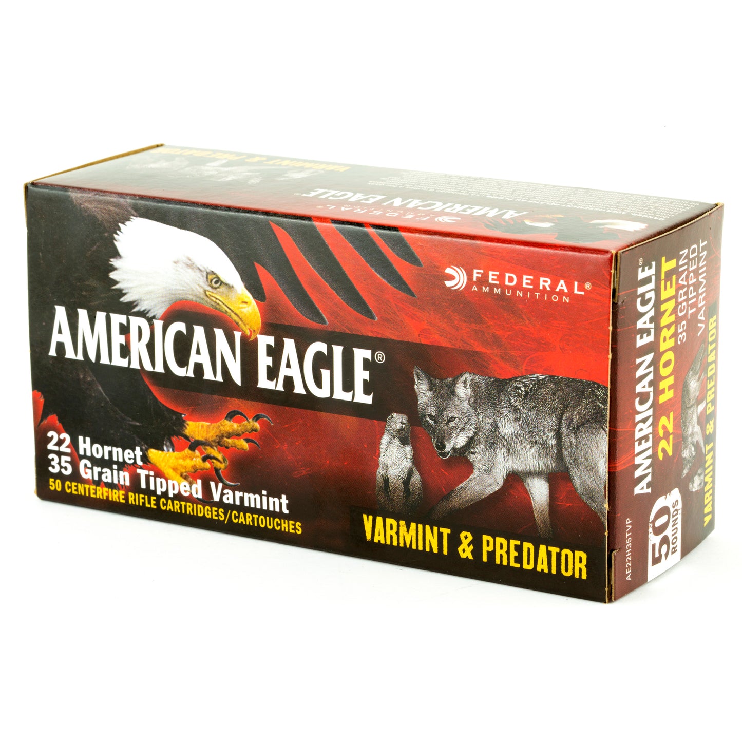 Fed Am Eagle V&p 22hrn 35gr 50/500